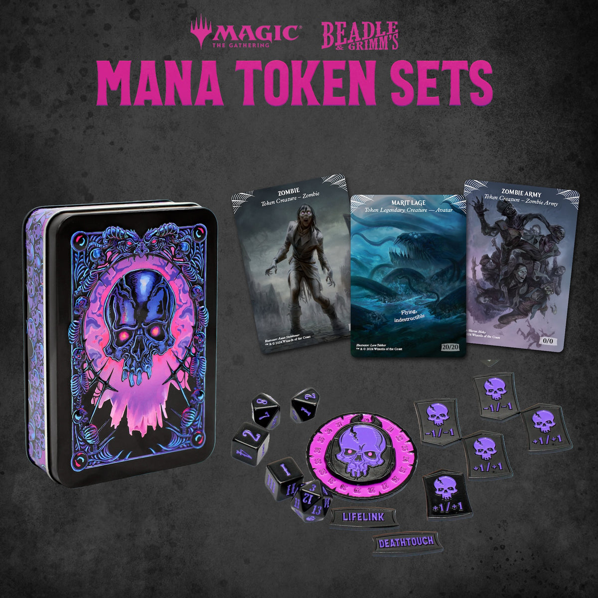Beadle & Grimm's Black Mana Token Set