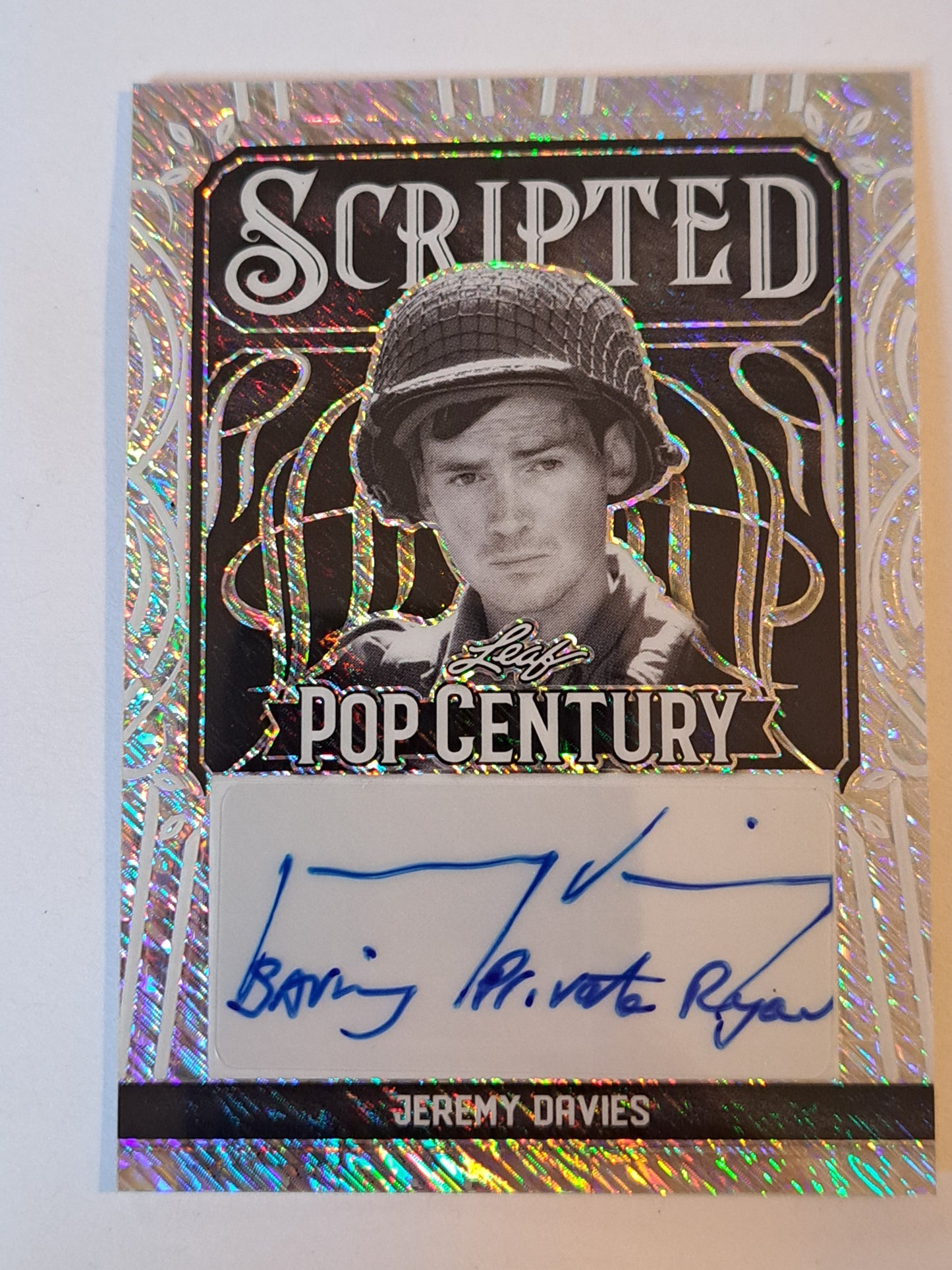 2024 Leaf Pop Century Scripted Jeremy Davis /10 Auto SC-JD1 NM