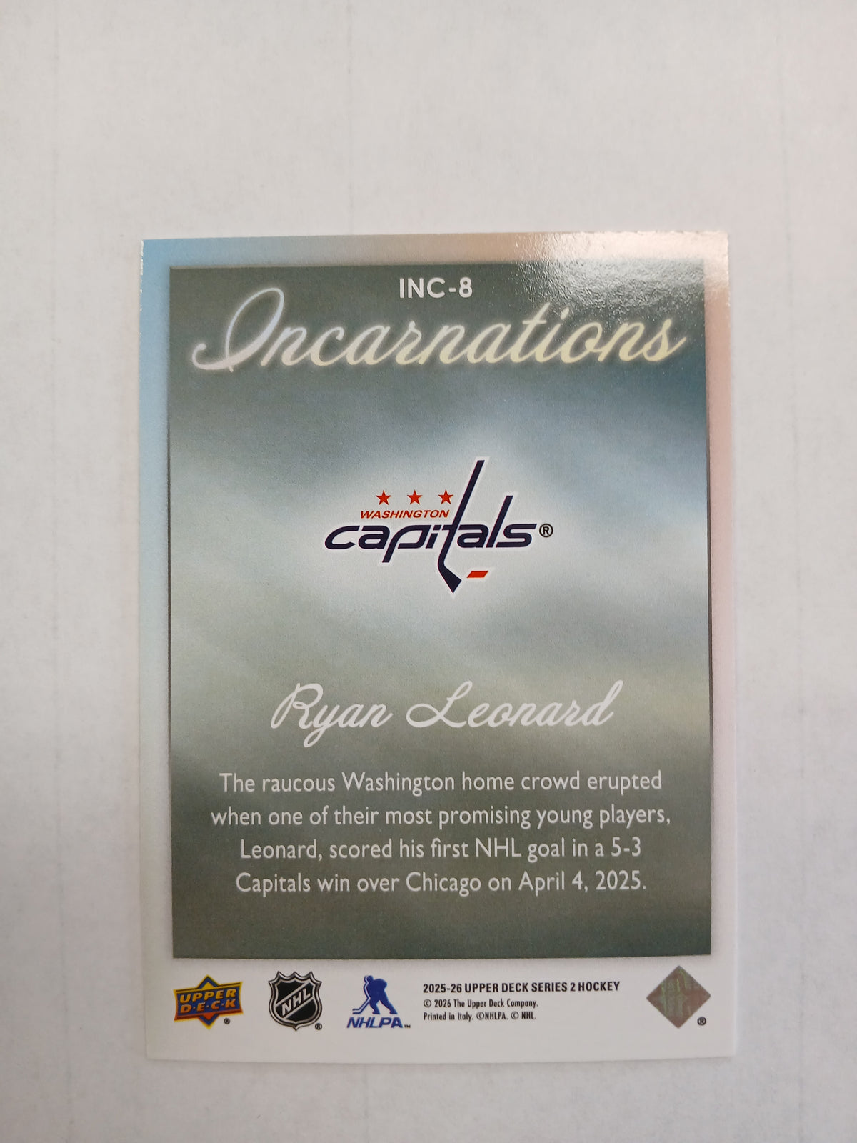2025 Upper Deck Ryan Leonard Incarnations SSP