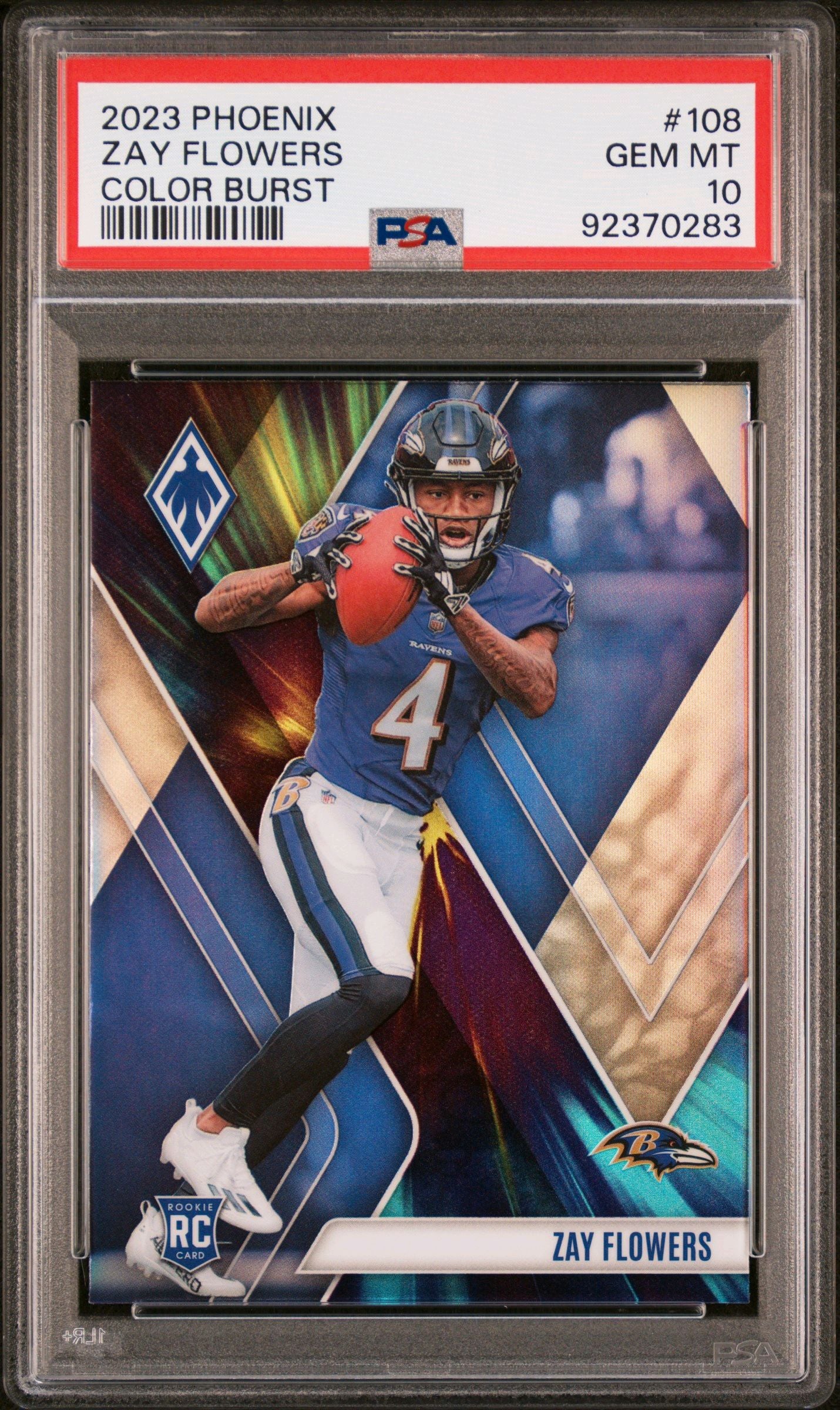 2023 Phoenix Zay Flowers Color Burst PSA 10