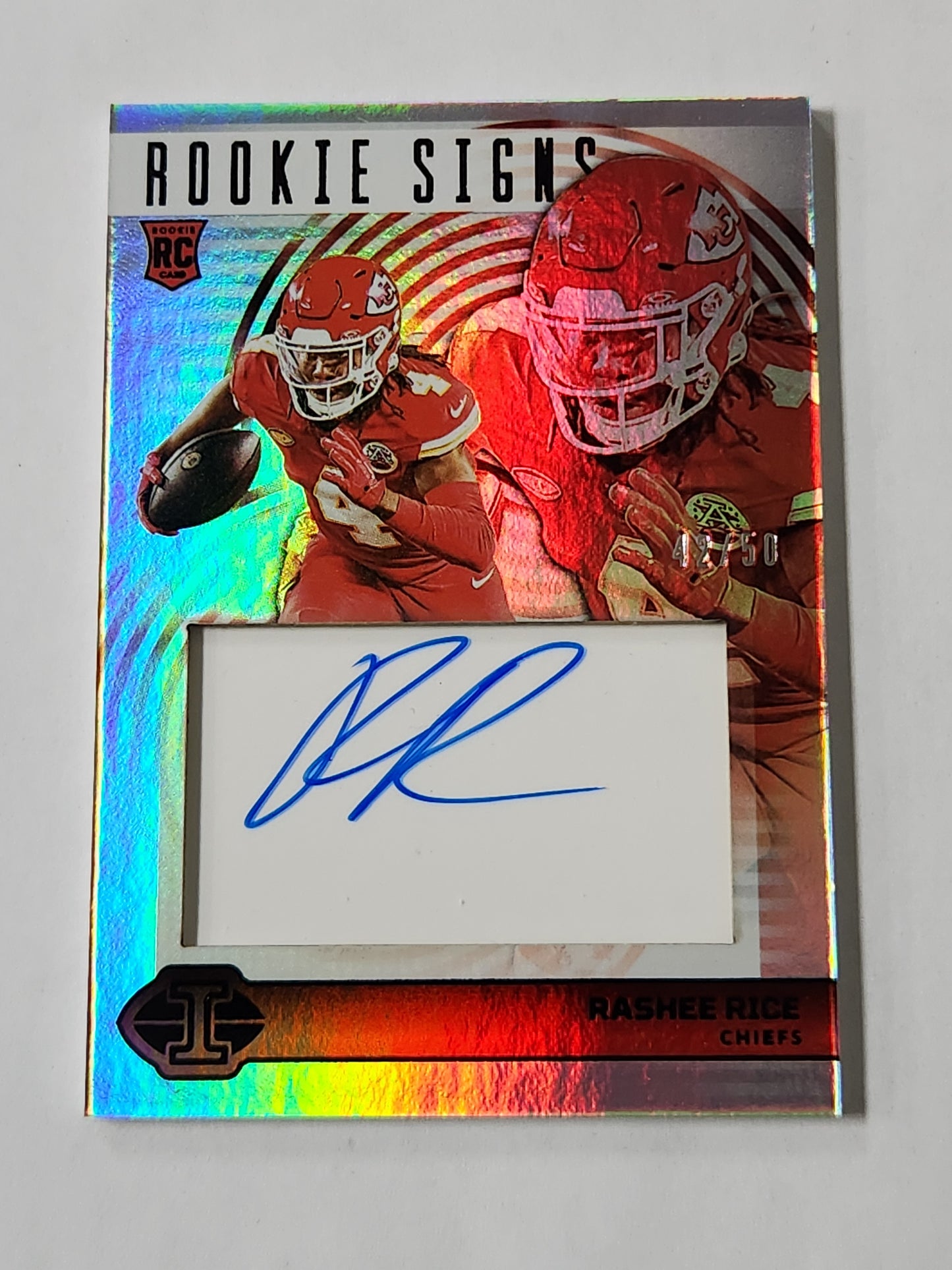 2023 Illusions Rookie Signs Rashee Rice Auto # /50