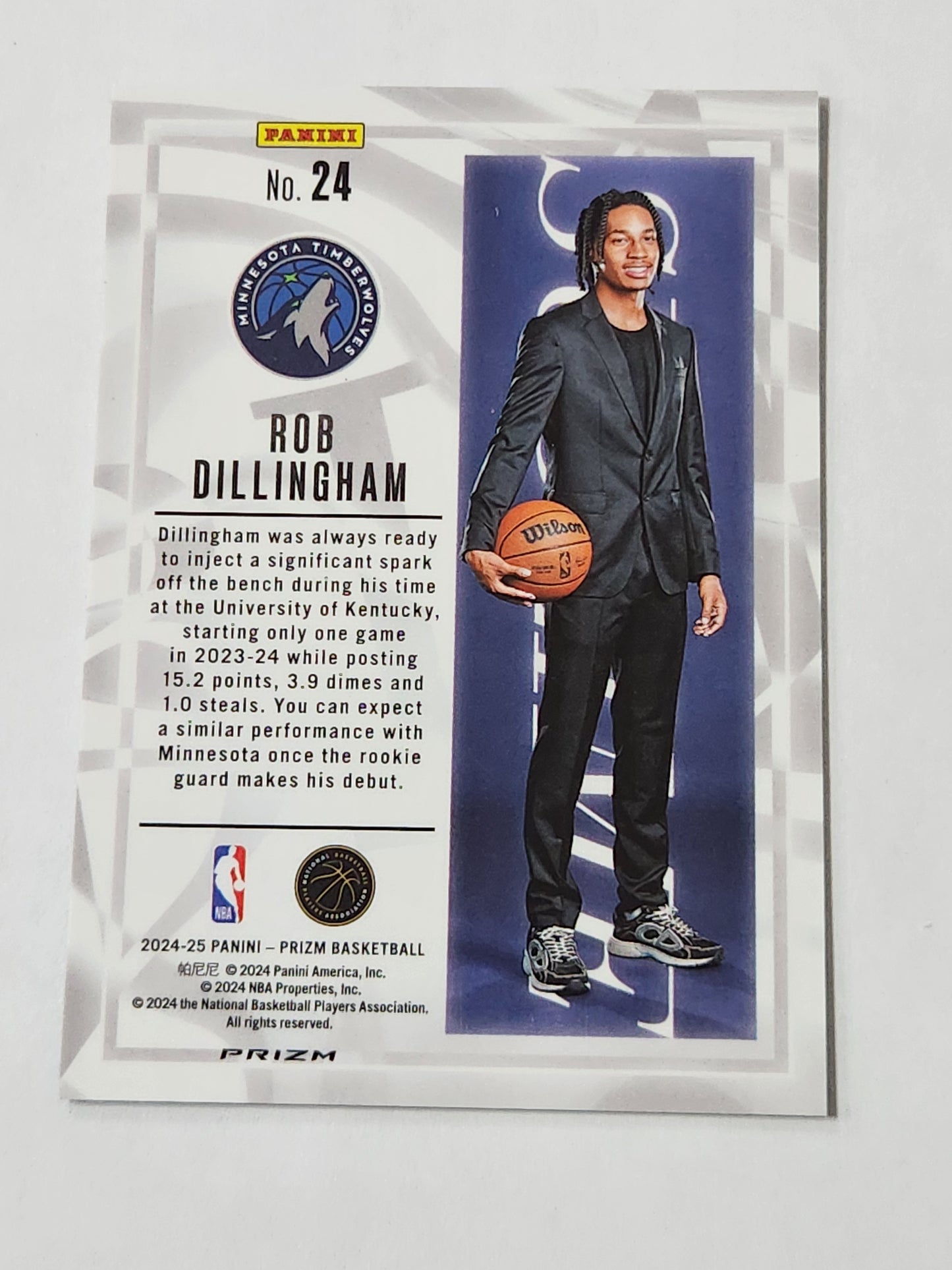 2024-25 Prizm Sublime Rob Dillingham SSP #24