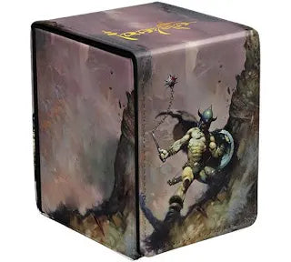 Frank Frazetta Alcove Flip Deck Box - Warrior with Ball and Chain - Ultra Pro Deck Boxes