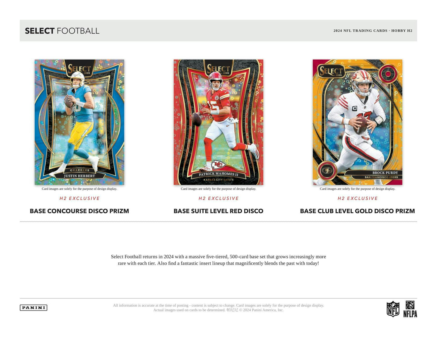 2024 Panini Select H2 Hobby NFL Box