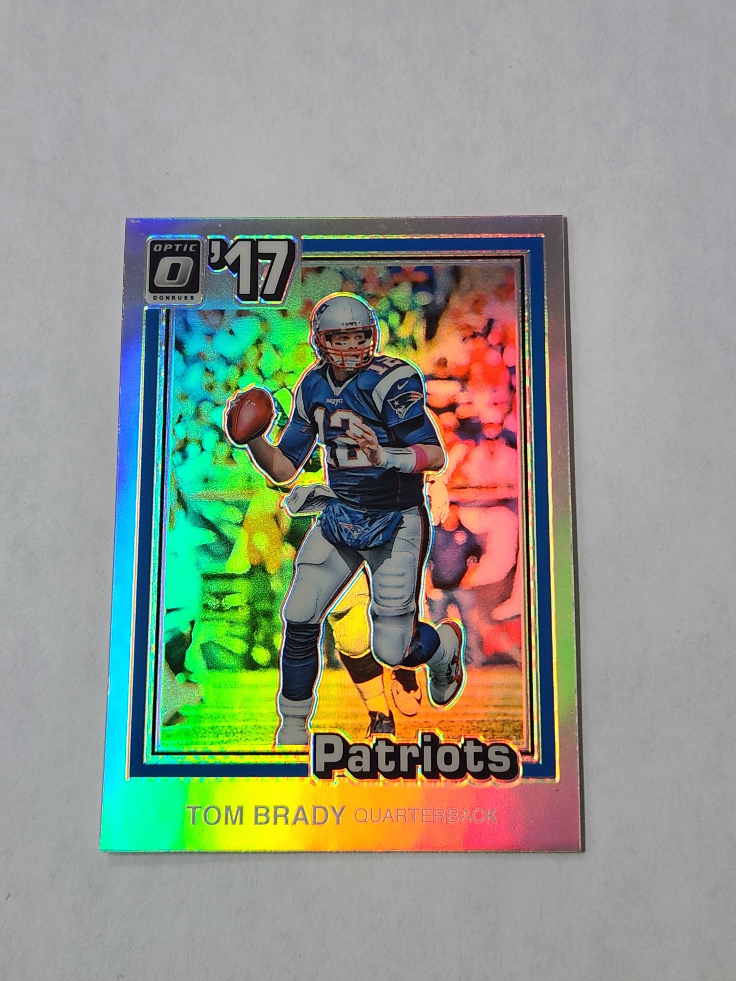 2017 Donruss Optic Tom Brady Holo # 32 Patriots