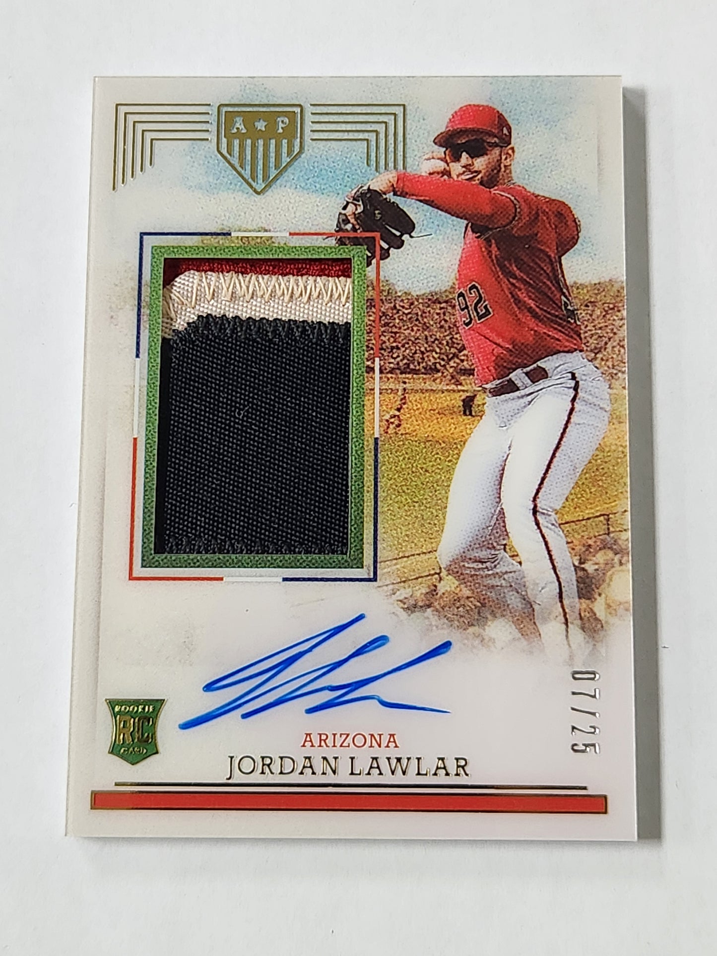 2023 America's Pastime Jordan Lawlar RPA # /25 Auto #138