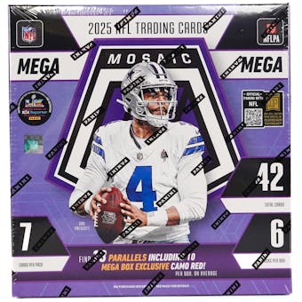 2025 Panini Mosaic Mega Football Hobby Box