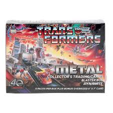 Transformers 40th Metal Trading Cards Blaster Box