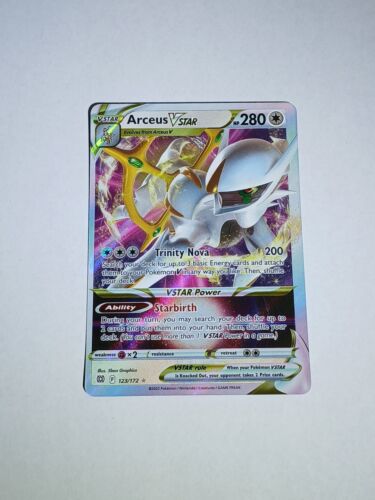 Arceus VSTAR 123/172 Brilliant Stars Ultra Rare Holo Pokemon TCG Card NM