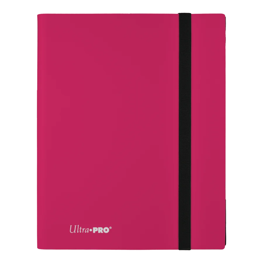 UP Ultra Pro Binder Portfolio 9 Pocket Eclipse Hot Pink
