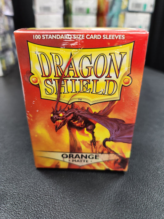 Dragon Shield Standard Size Sleeves Orange Matte 100CT #11013