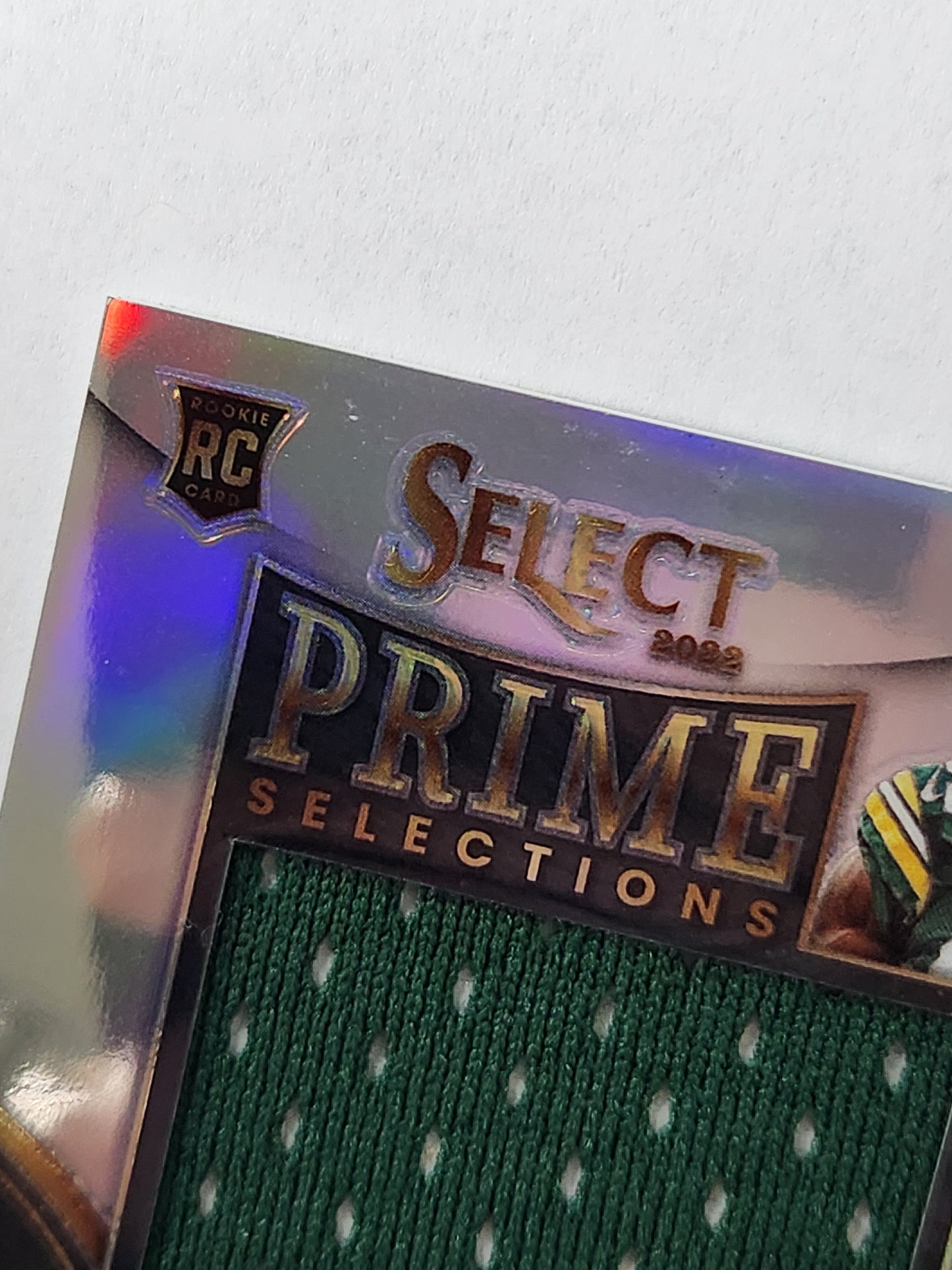 2022 Select Romeo Doubs Prime Selections Rookie Patch Auto /99 PS-RD