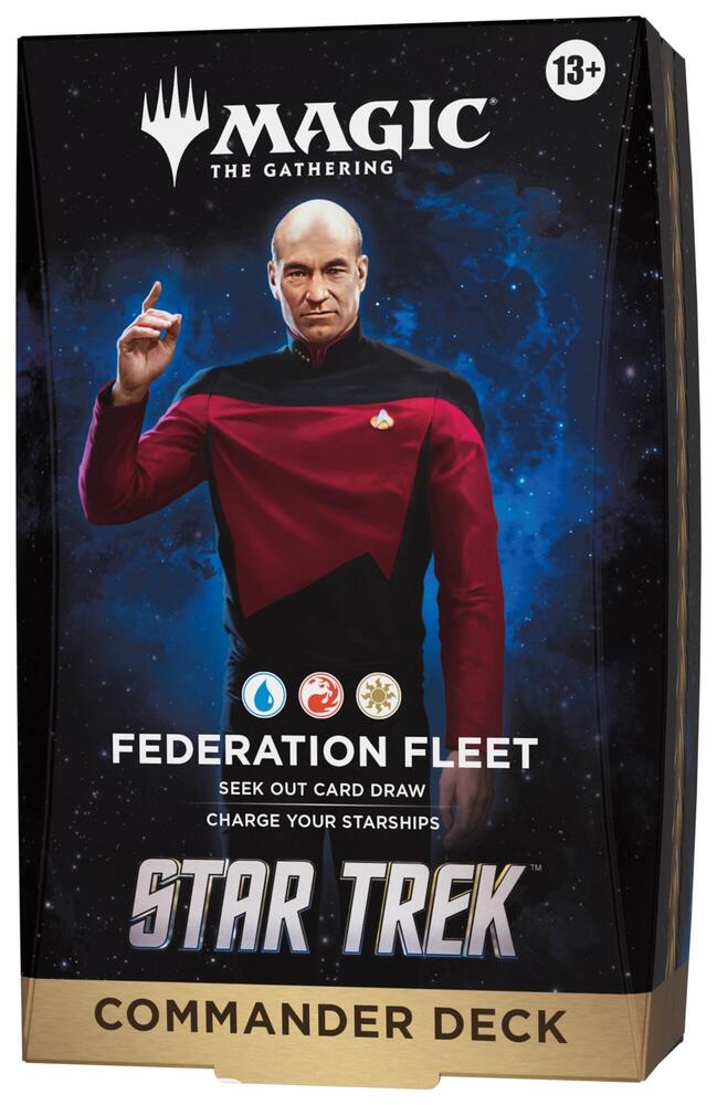 Magic The Gathering Universes Beyond Star Trek Commander Deck Federation Fleet