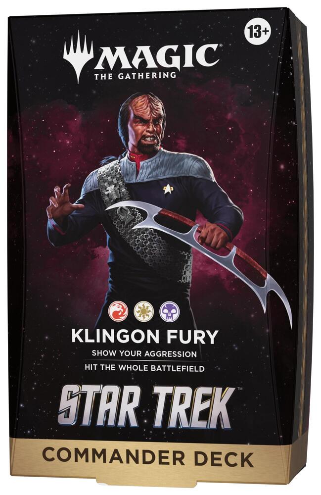 Magic The Gathering Universes Beyond Star Trek Commander Deck Klingon Furry