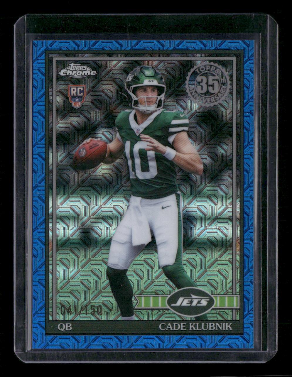 2026 Topps Flagship #91TR-6 Cade Klubnik 1991 Topps Football Rookies Crackle