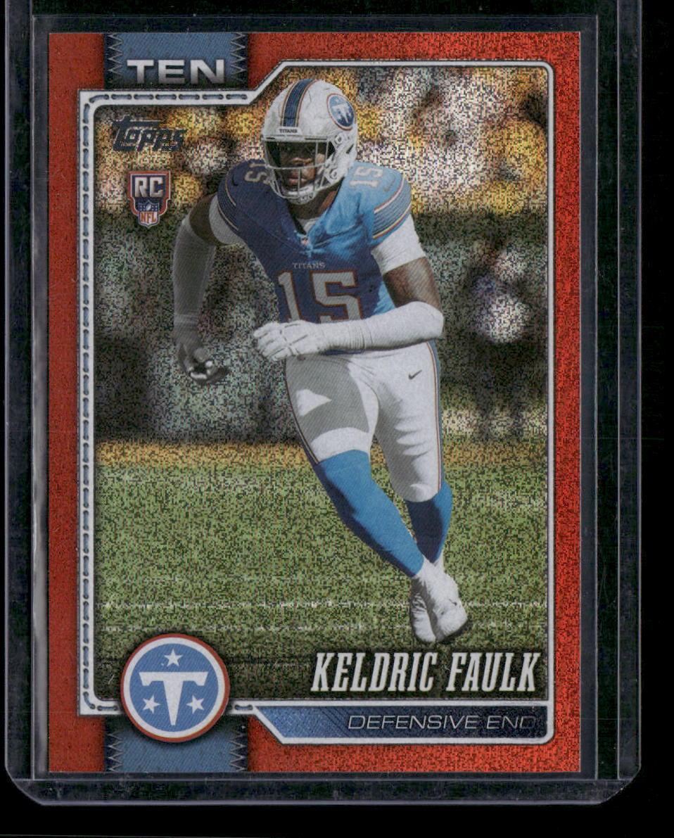 2026 Topps Flagship #344 Keldric Faulk Holo Foil