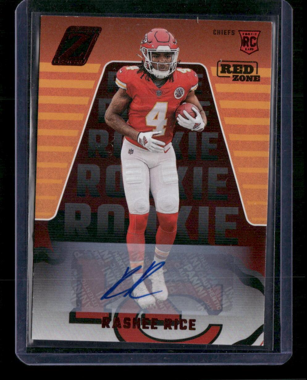 2023 Panini Zenith #176 Rashee Rice Autographs Red Zone