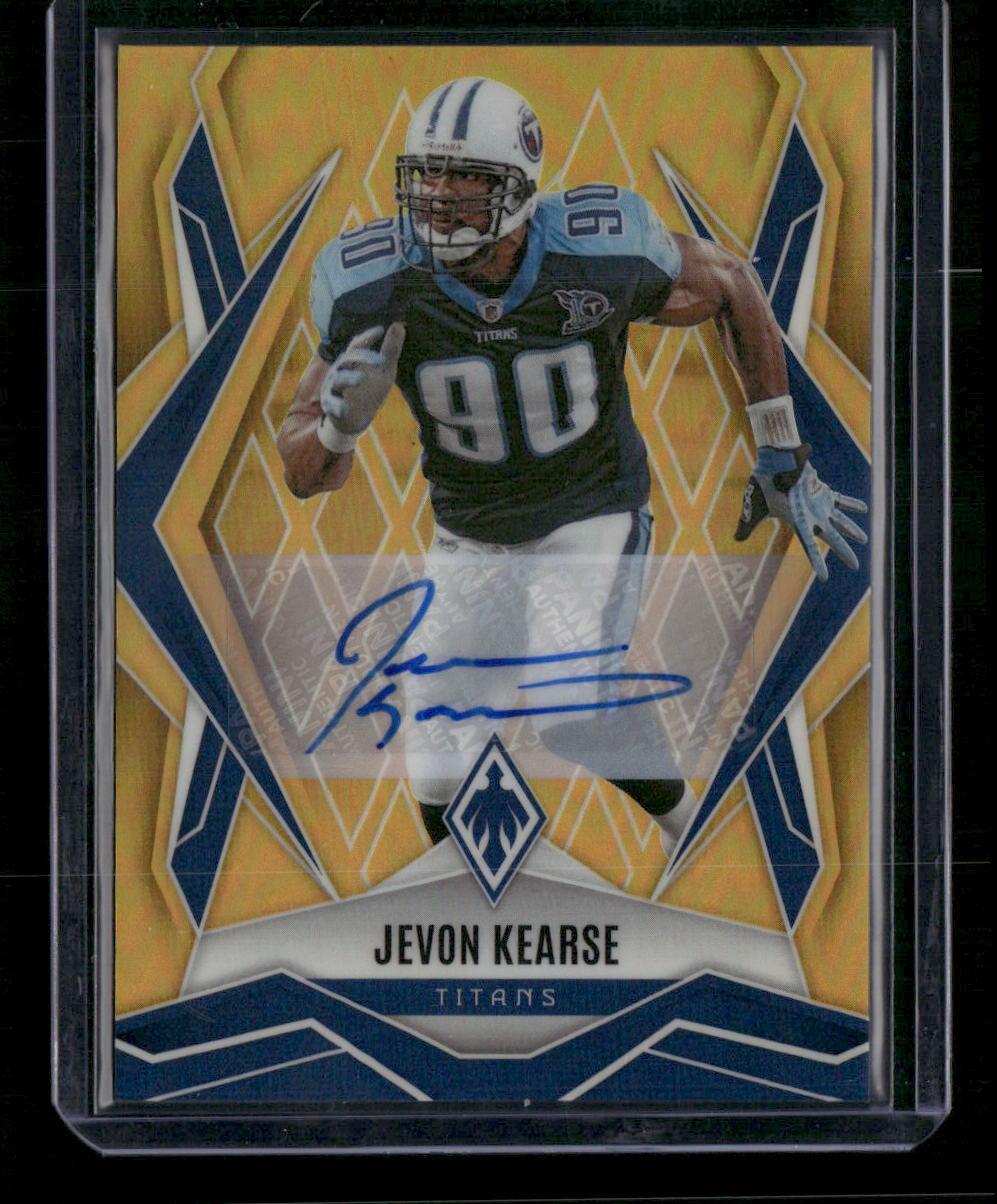 2025 Panini Phoenix #16 Jevon Kearse Base Autographs Gold Prizm #/10