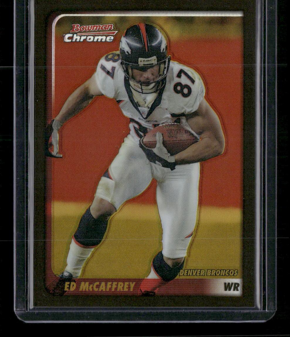 2003 Bowman Chrome #97 Ed McCaffrey Gold Refractor #/50