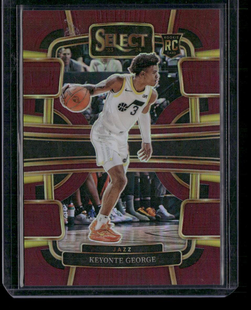 2023-24 Panini Select #75 Keyonte George Light Blue Prizm #/299