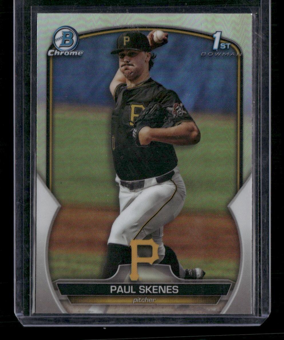 2023 Bowman Draft #BDC-14 Paul Skenes Chrome Lunar Glow Refractor