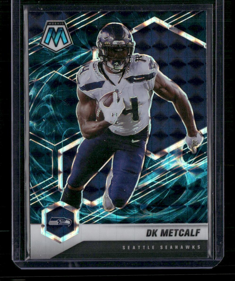 2021 Panini Mosaic #182 DK Metcalf Prizm Green