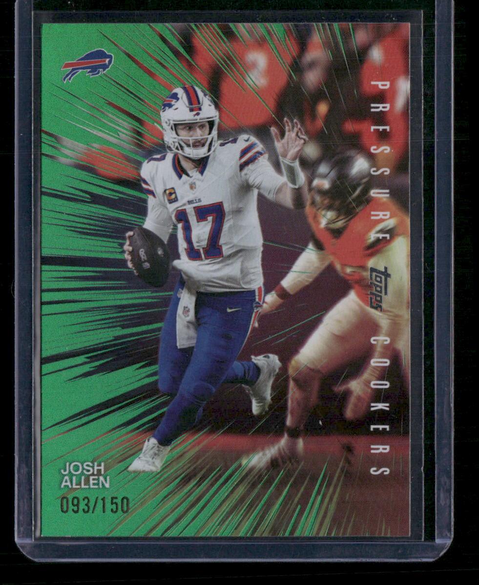 2026 Topps Flagship #PC-7 Josh Allen Pressure Cookers Pink Crackle