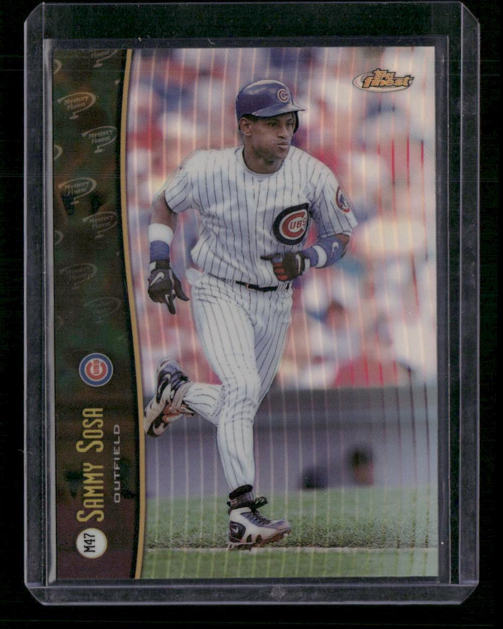 1998 Finest #M45 Sammy Sosa / Jeff Bagwell Mystery Finest Refractor (Series One)