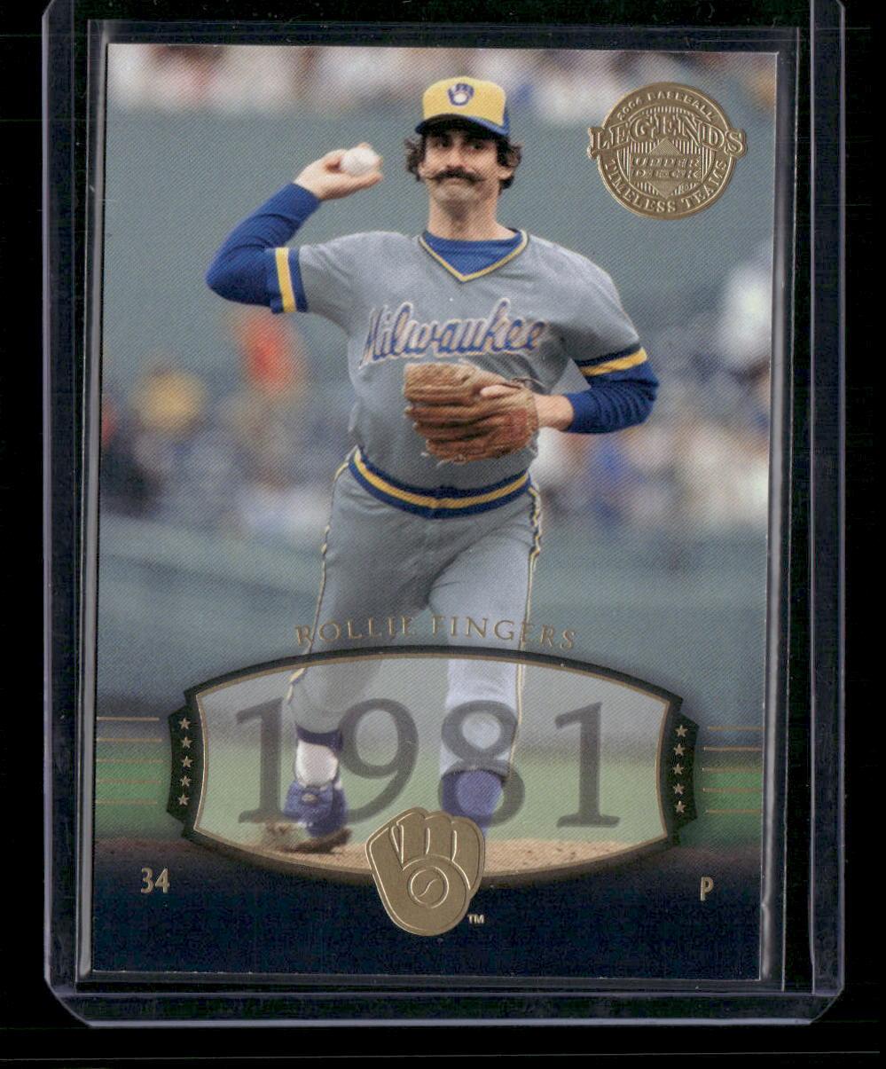 2004 Upper Deck Legends Timeless Teams #212 Rollie Fingers Gold #/5