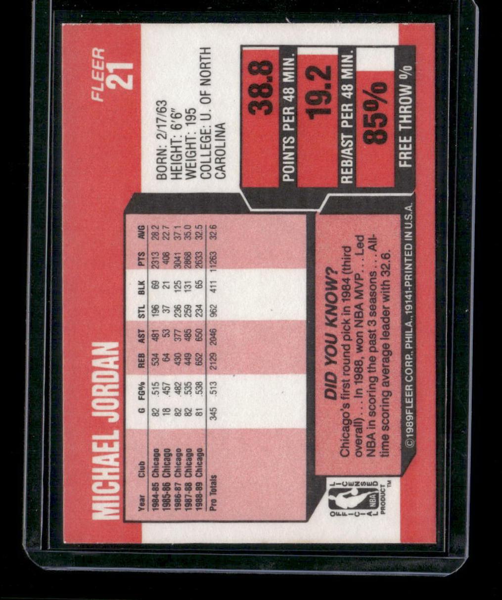 1989-90 Fleer #21 Michael Jordan