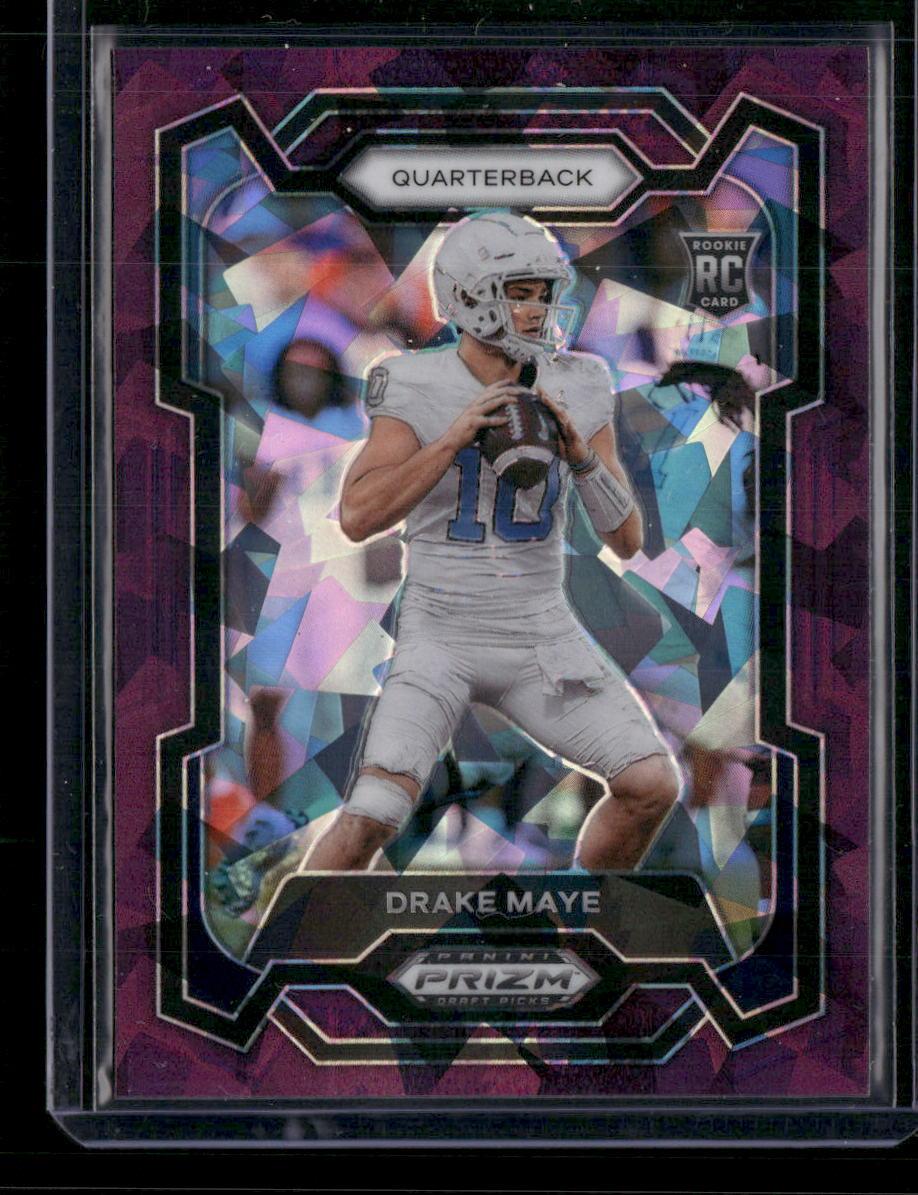 2024 Panini Prizm Draft Picks #103 Drake Maye Purple Ice #/149