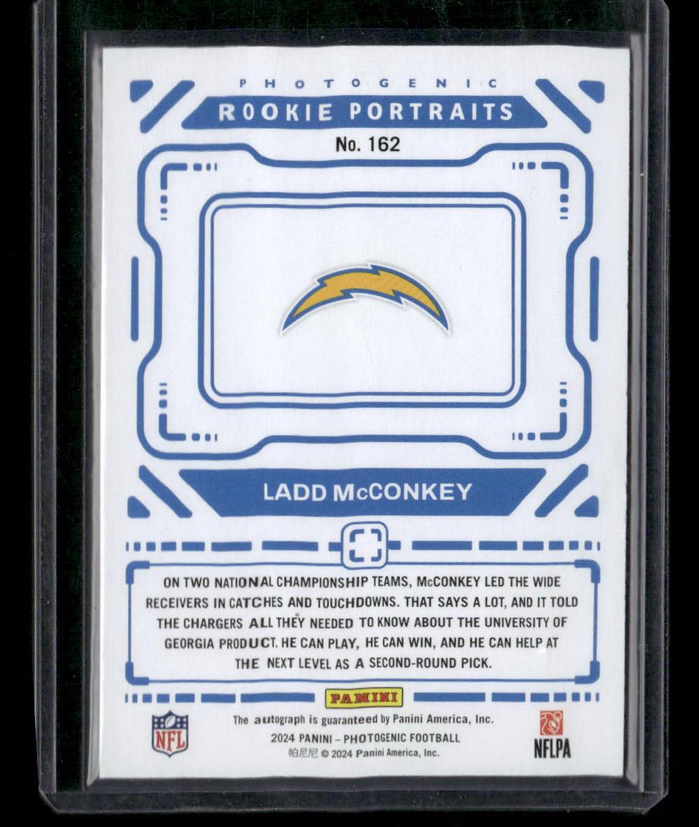 2024 Panini Photogenic #162 Ladd McConkey Purple #/75