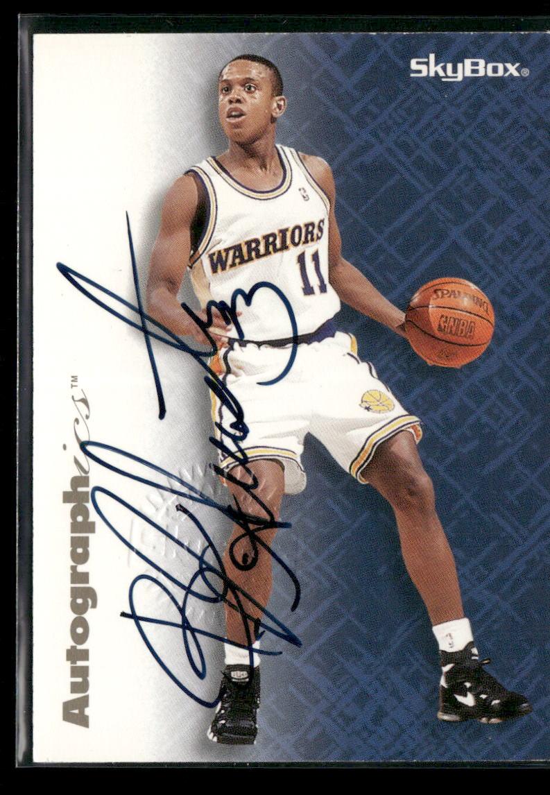1996-97 SkyBox Premium #NNO B.J. Armstrong Autographics Black Ink