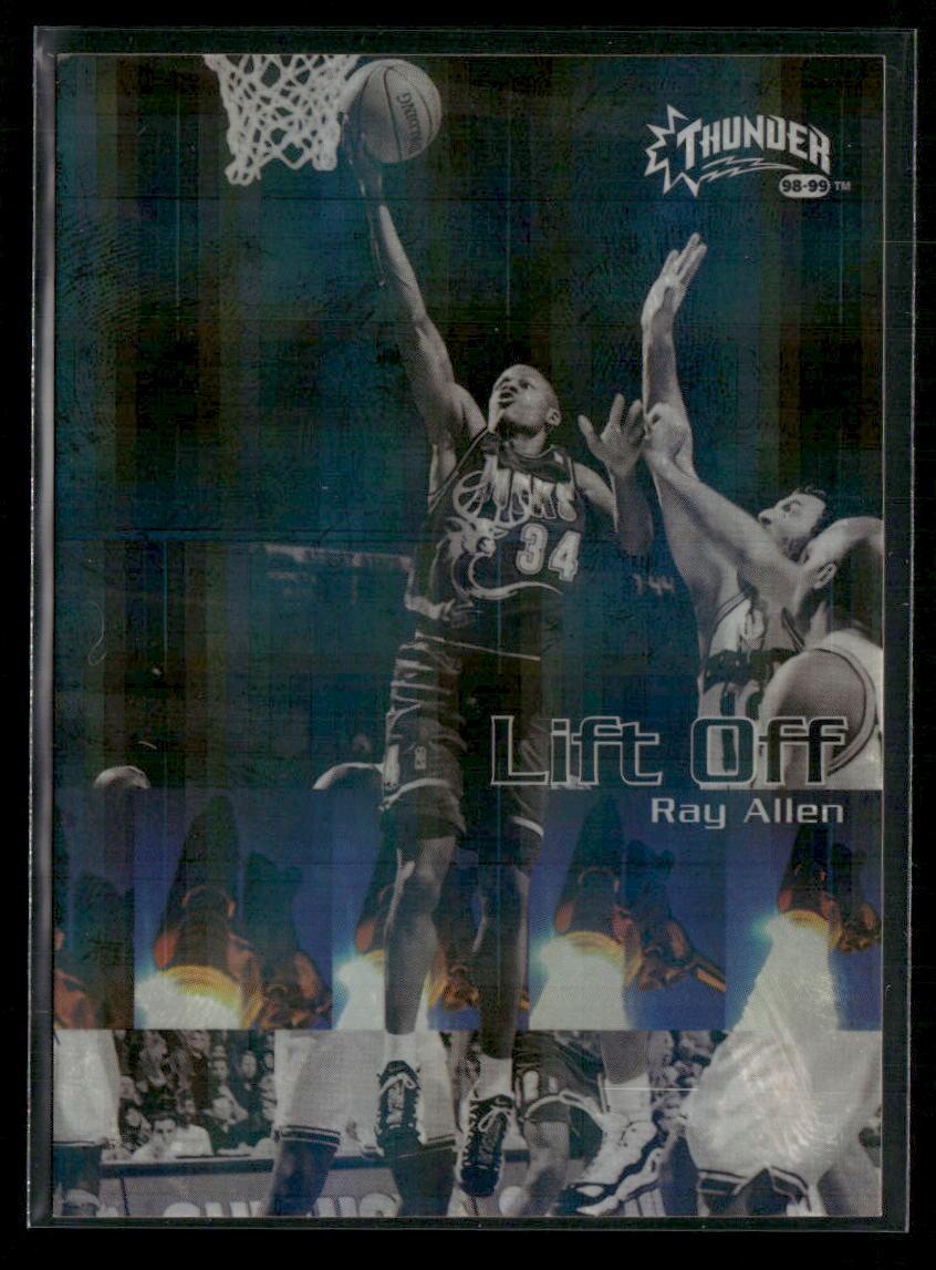 1998-99 SkyBox Thunder #2 LO Ray Allen Lift Off