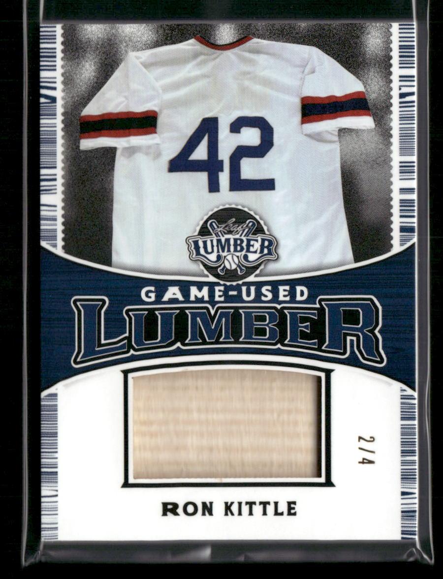 2024 Leaf Lumber Ron Kittle Bat Relic #/4