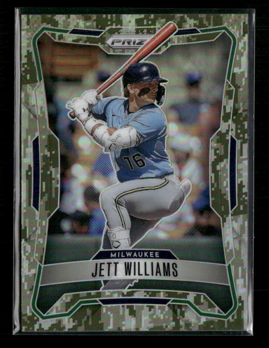 2026 Panini Prizm #25 Jett Williams Forest Camo Prizm #/15