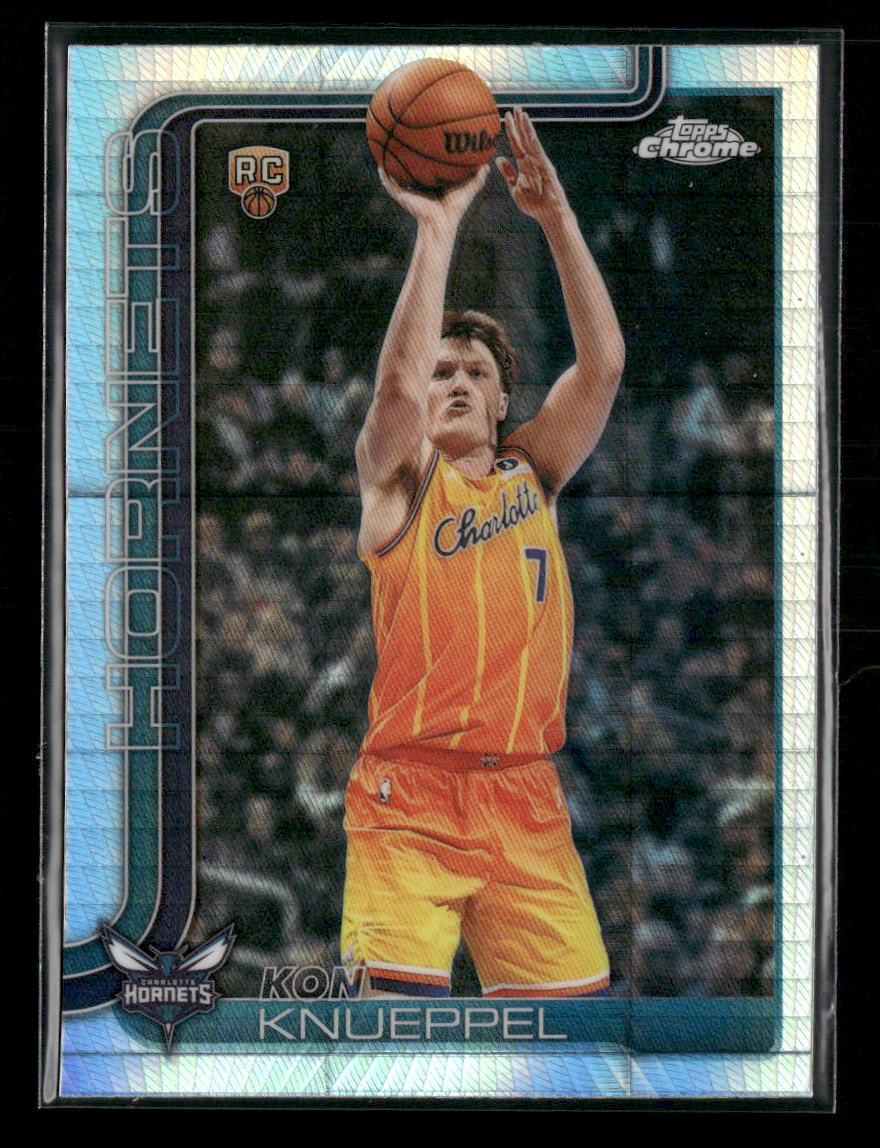 2025-26 Topps Chrome Update #154 Kon Knueppel Prism Refractor