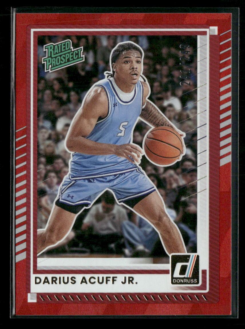2025-26 Donruss #63 Darius Acuff Jr. Red Ice #/249