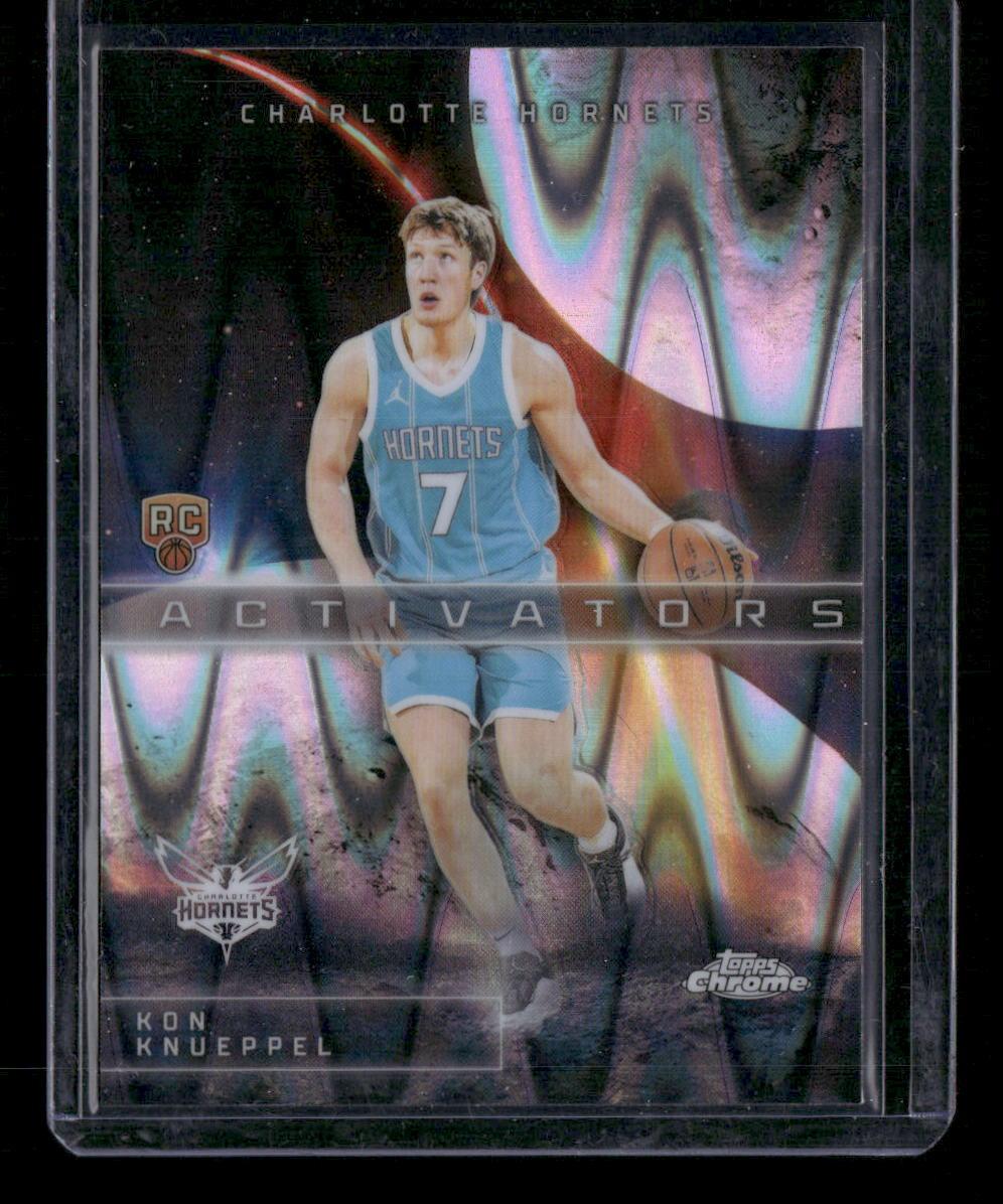 2025-26 Topps Chrome #AC-14 Kon Knueppel Activators RayWave Refractor