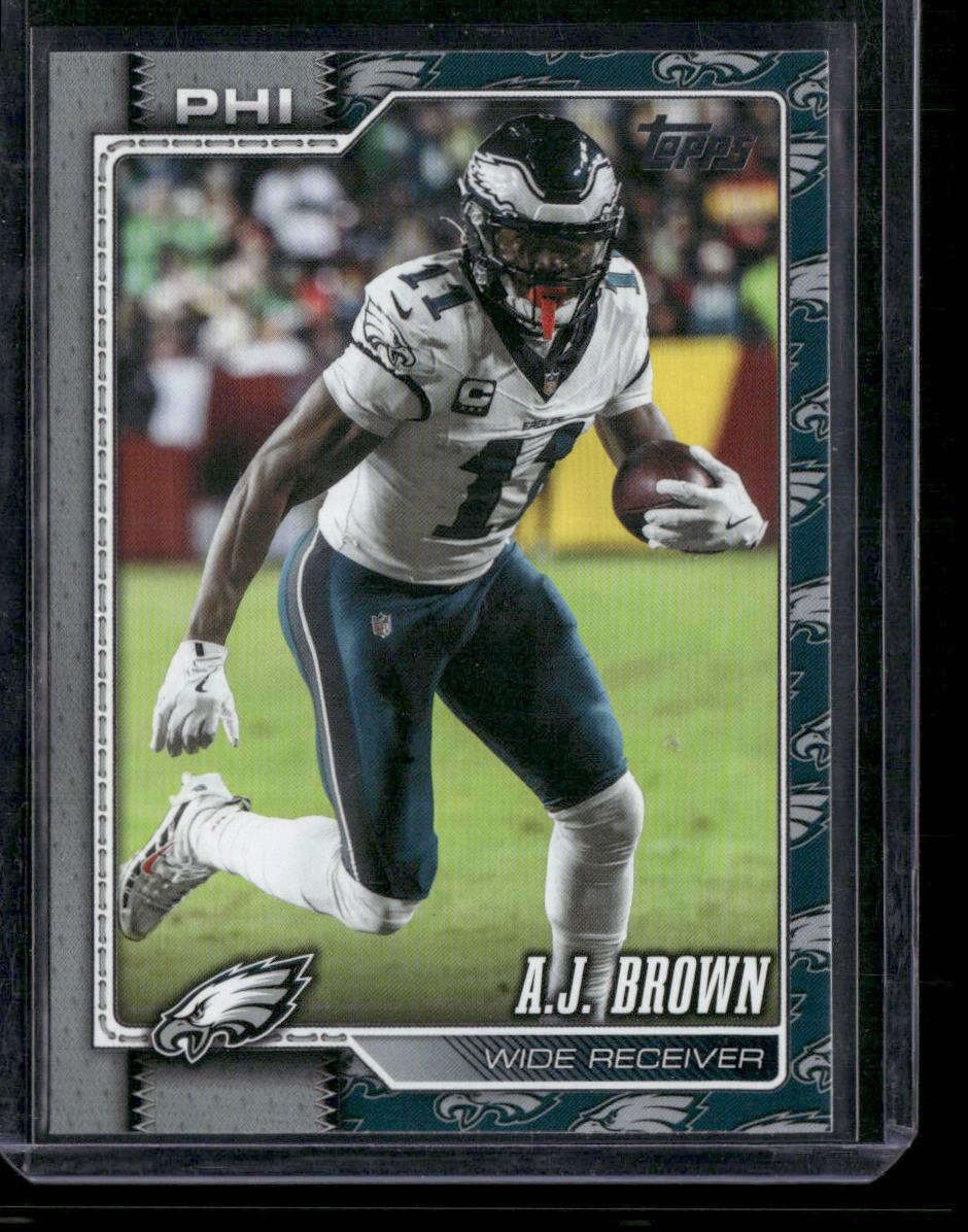 2026 Topps Flagship #169 A.J. Brown Team Border SSP