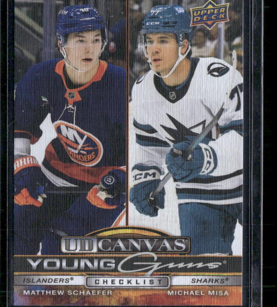 2025-26 Upper Deck #C-390 Michael Misa / Matthew Schaefer UD Canvas