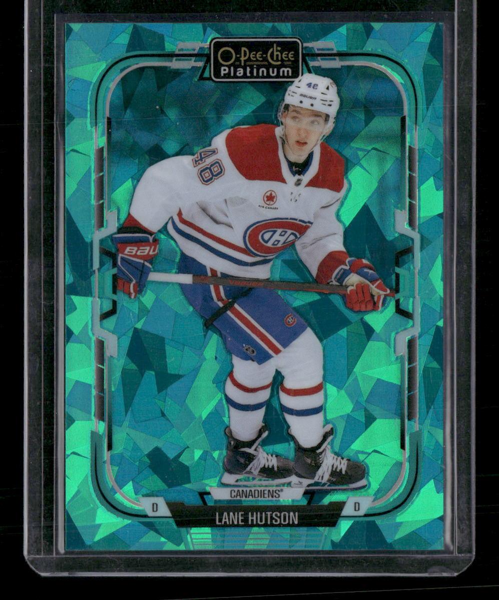 2025-26 O-Pee-Chee Platinum #89 Lane Hutson Cosmic #/65