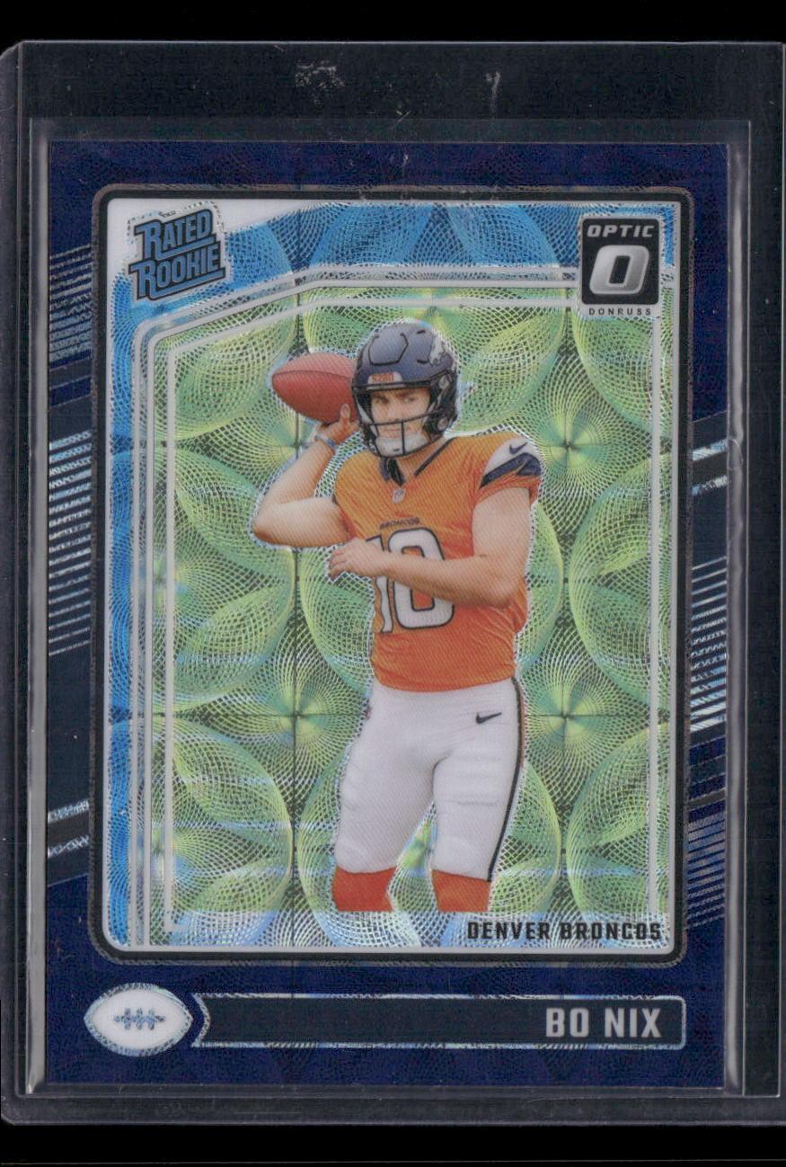 2024 Donruss Optic #209 Bo Nix Purple Scope