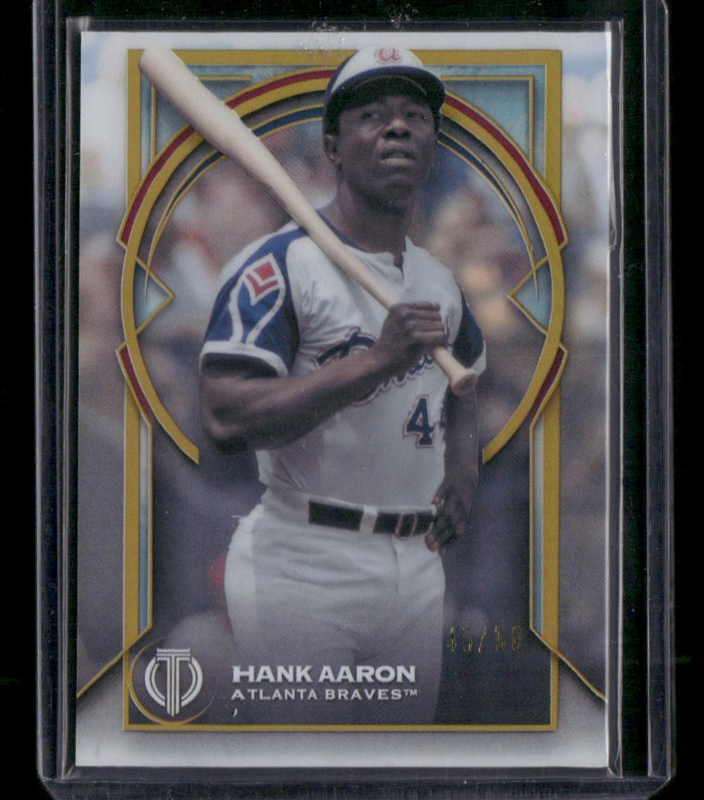 2026 Topps Tribute #51 Hank Aaron Gold #/50