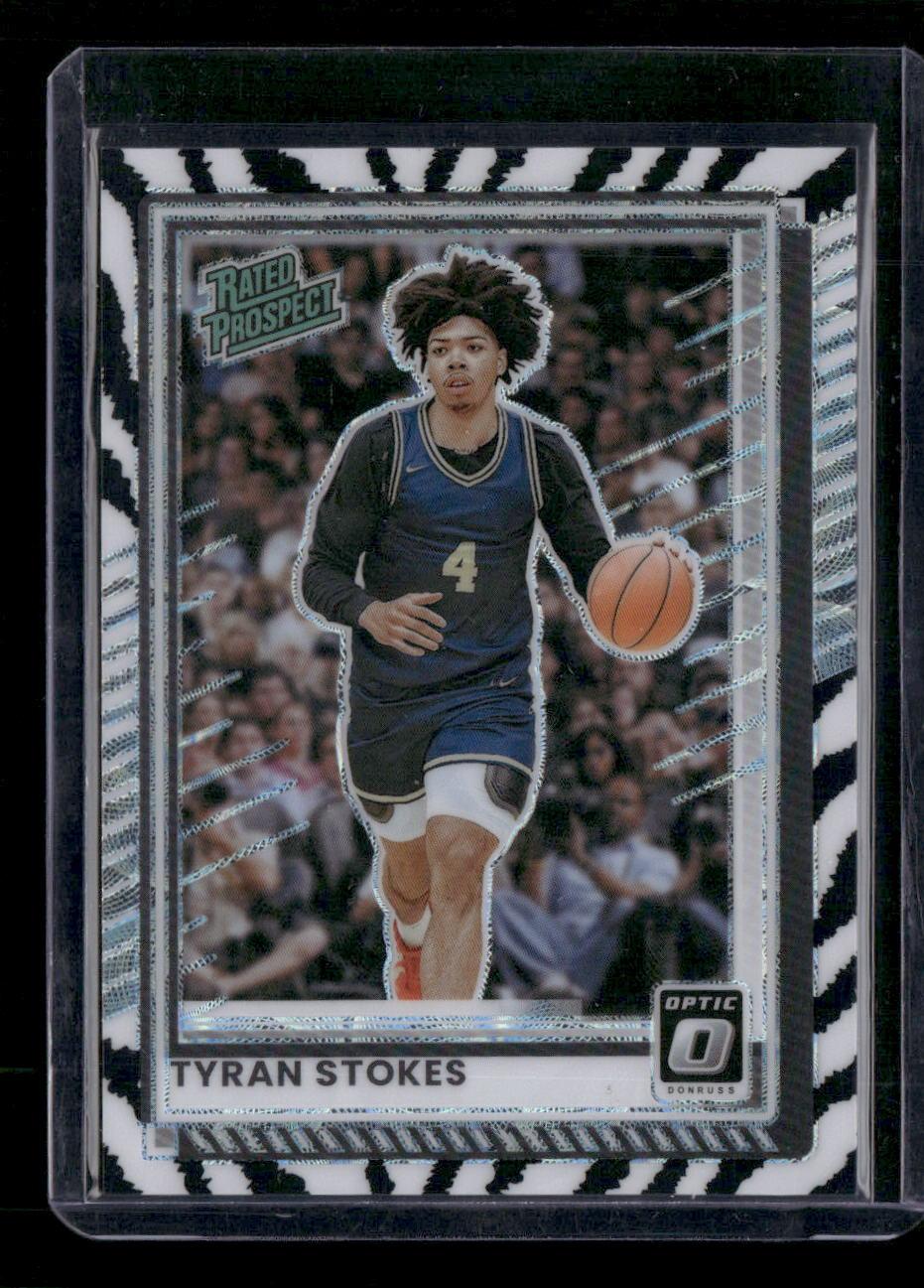 2025-26 Donruss #57 Tyran Stokes Optic White Tiger