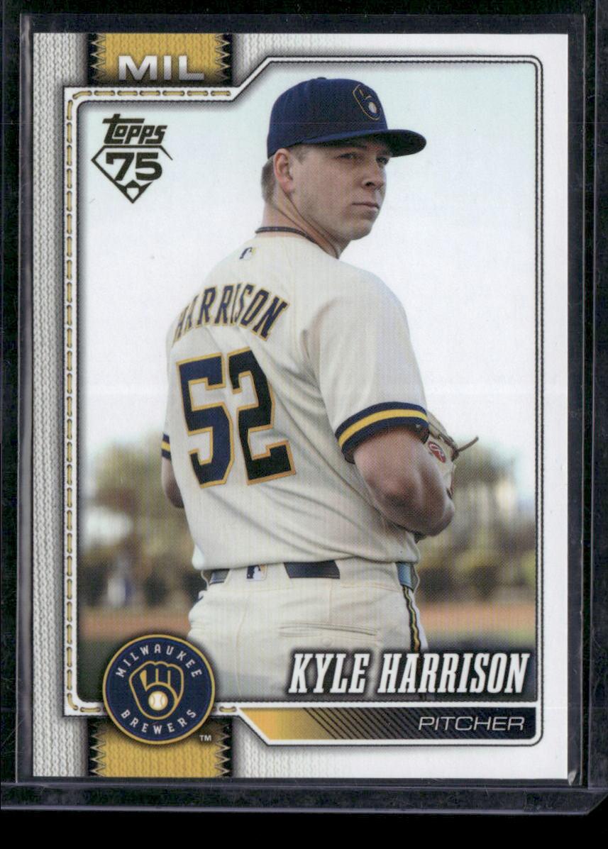 2026 Topps 75 Kyle Harrison Golden Mirror SSP