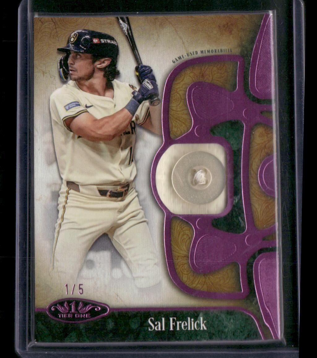 2026 Topps Tier One Sal Frelick Button Relic #/5