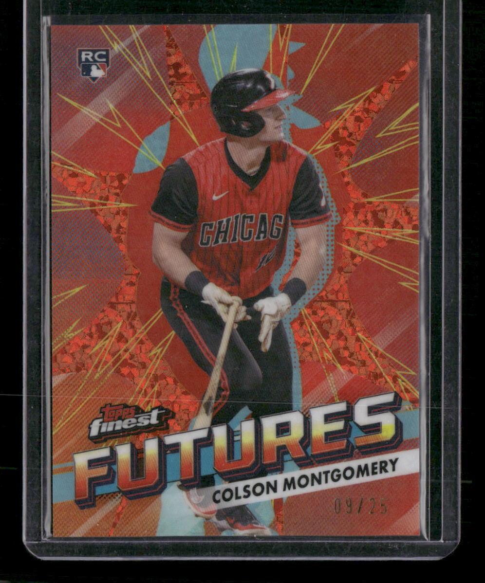 2026 Finest Colson Montgomery Finest Futures Orange Mini-Diamond Refractor #/25