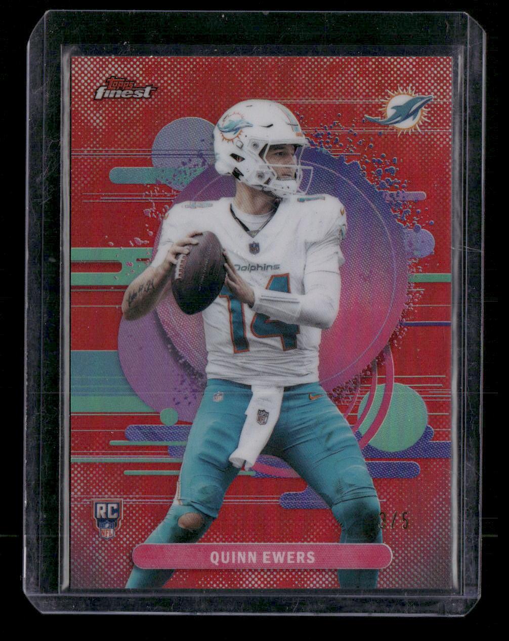 2025 Finest #107 Quinn Ewers Red Refractor #/5