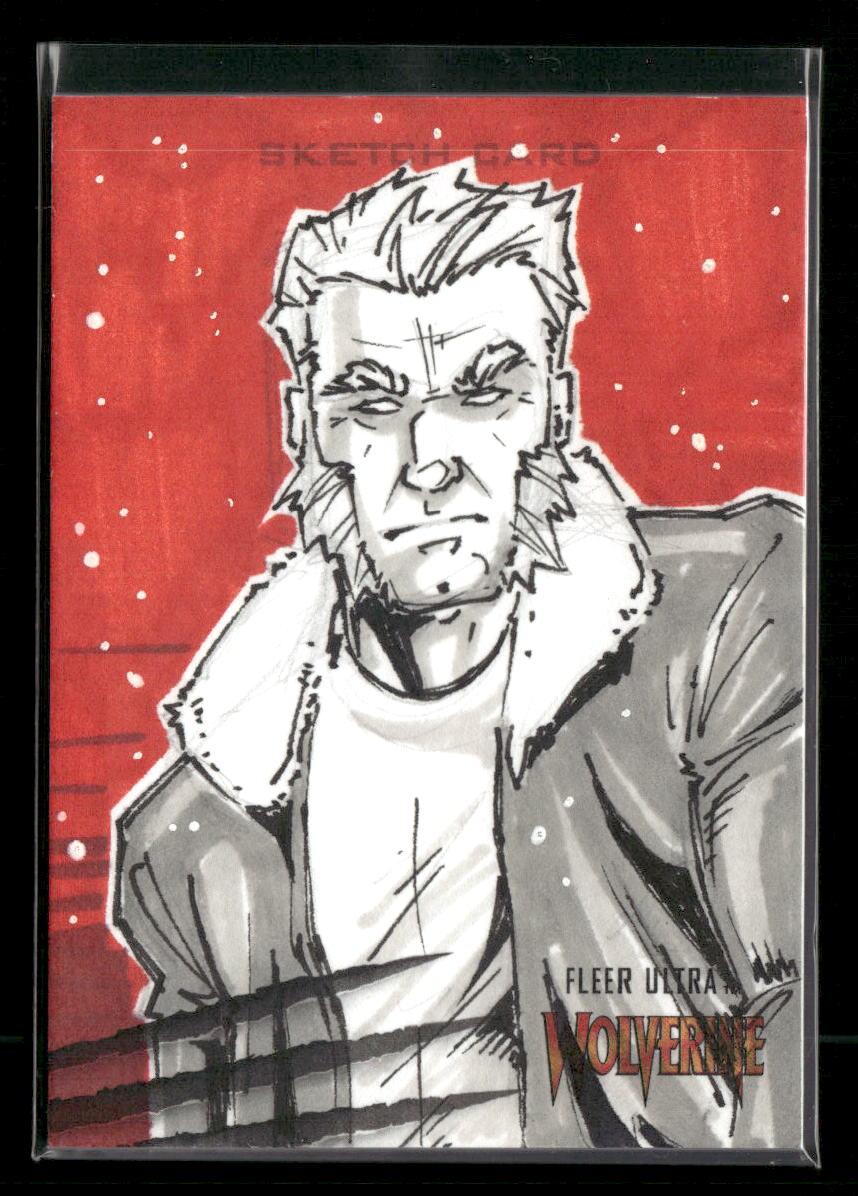 2022 Fleer Ultra Wolverine Old Man Logan #1/1 Sketch Card